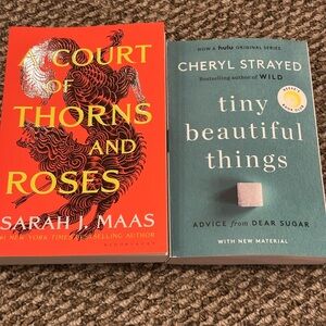 NEW 2 Books: Tiny Beautiful Things & A Court of Thorns and Roses!